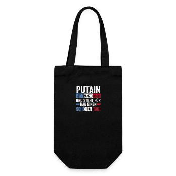 French French France - Gift Bag for Bottles - black - Front