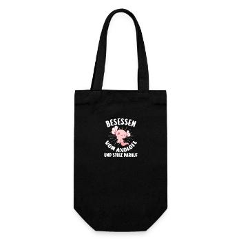 Axolotl - Sac à bouteille - noir - Devant