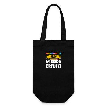 1 Grade School Child Back to School Kindergarten Kita E - Gift Bag for Bottles - black - Front