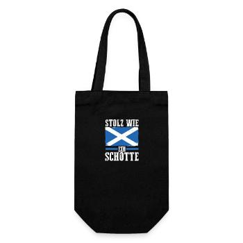 Scots Scottish Scotland - Gift Bag for Bottles - black - Front