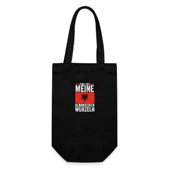 Albanians Albanian Albania - Gift Bag for Bottles - black - Front