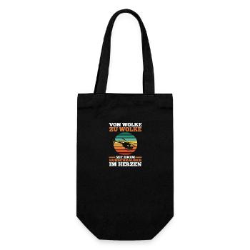 Pilot Helicopter Helicopter - Gift Bag for Bottles - black - Front