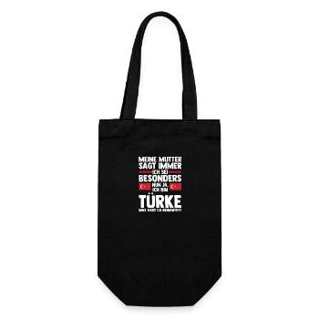 Turks Turkish Turkey - Gift Bag for Bottles - black - Front