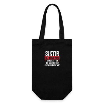 Turks Turkish Turkey - Gift Bag for Bottles - black - Front
