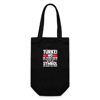 Turks Turkish Turkey - Gift Bag for Bottles - black - Front