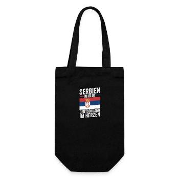 Serbe Serbe Allemagne Serbie - Sac à bouteille - noir - Devant