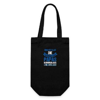Grec Papa Père Fête des Pères Grèce - Sac à bouteille - noir - Devant