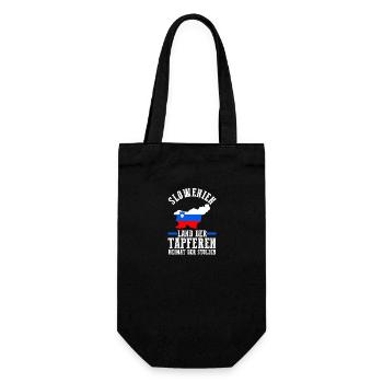 Slovenians Slovenia - Gift Bag for Bottles - black - Front