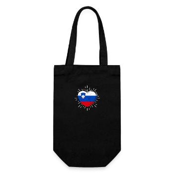 Cœur slovène Slovénie - Sac à bouteille - noir - Devant