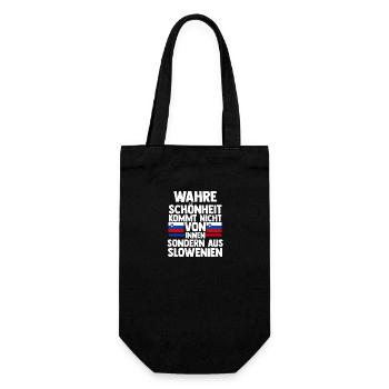 Slovenians Slovenia - Gift Bag for Bottles - black - Front