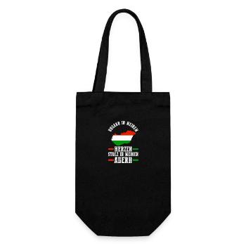 Ungar Ungarisch Ungarn - Geschenkbeutel für Flaschen - Schwarz - Vorne