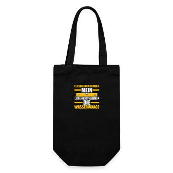 Tile Laying Training Apprentice Auzbi Tile Laying - Gift Bag for Bottles - black - Front