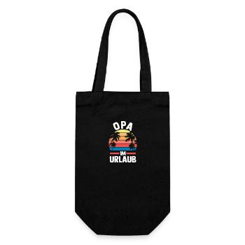 Vacances Vacancier Grand-père Papy - Sac à bouteille - noir - Devant