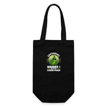Jardinier Concombre Jardin fermier - Sac à bouteille - noir - Devant