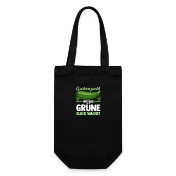 Jardinier Concombre Jardin fermier - Sac à bouteille - noir - Devant