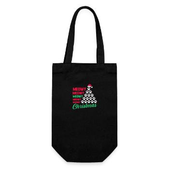 Père Noël Fête de Noël Noël Chats - Sac à bouteille - noir - Devant