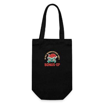 Santa Claus Gaming Christmas Party Christmas - Gift Bag for Bottles - black - Front