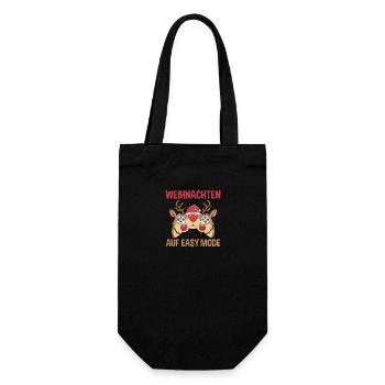 Santa Claus Gaming Christmas Party Christmas - Gift Bag for Bottles - black - Front