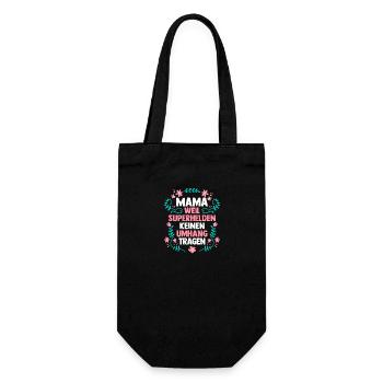 Maman pour la fête des mères - Sac à bouteille - noir - Devant