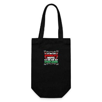 Santa Claus Christmas Christmas - Gift Bag for Bottles - black - Front