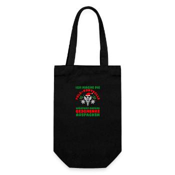 Infirmière de Noël du Père Noël - Sac à bouteille - noir - Devant
