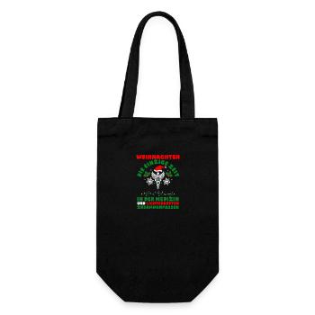 Père Noël Infirmière de Noël - Sac à bouteille - noir - Devant