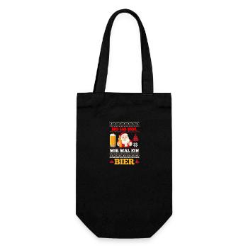 Noël Ho Ho Offrez-moi une bière - Sac à bouteille - noir - Devant