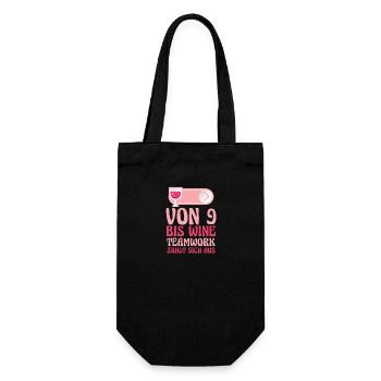 Employé Travailleur Collègue de travail - Sac à bouteille - noir - Devant