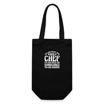 Team Leader Group Leader Team Leader Head of Department - Gift Bag for Bottles - black - Front