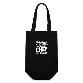 Team Leader Group Leader Team Leader Head of Department - Gift Bag for Bottles - black - Front