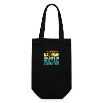 Neighborhood Best Neighbor - Gift Bag for Bottles - black - Front