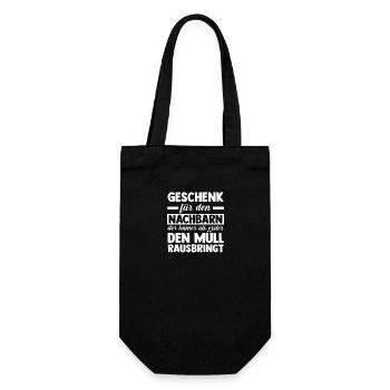 Neighborhood Best Neighbor - Gift Bag for Bottles - black - Front