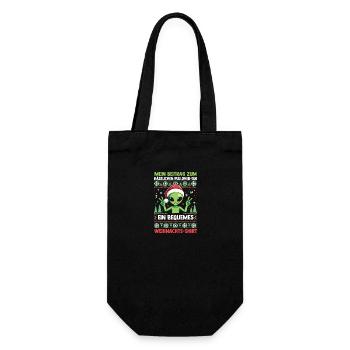 Santa Claus Christmas Ugly Christmas - Gift Bag for Bottles - black - Front