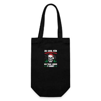 Santa Claus Christmas Ugly Christmas - Gift Bag for Bottles - black - Front