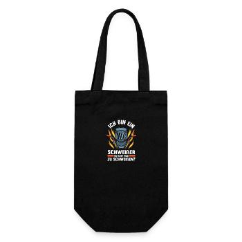 Welding Welding Workers Welder - Gift Bag for Bottles - black - Front