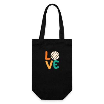 Handballer Handball - Geschenkbeutel für Flaschen - Schwarz - Vorne