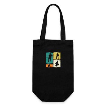 Hockey Players Hockey - Gift Bag for Bottles - black - Front
