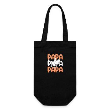 Riding Dad Father Horses - Gift Bag for Bottles - black - Front