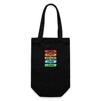 Filipino Philippines - Gift Bag for Bottles - black - Front
