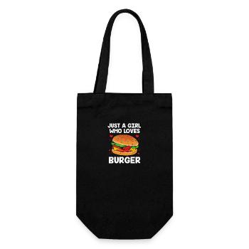 Burger au fromage - Sac à bouteille - noir - Devant
