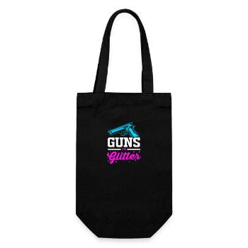 Gender Reveal Babyshower - Gift Bag for Bottles - black - Front