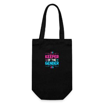 Gender Reveal Babyshower - Geschenkbeutel für Flaschen - Schwarz - Vorne