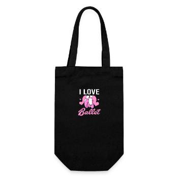 Ballet Ballet Dancer - Gift Bag for Bottles - black - Front