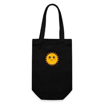 Sonnensystem Universum - Geschenkbeutel für Flaschen - Schwarz - Vorne