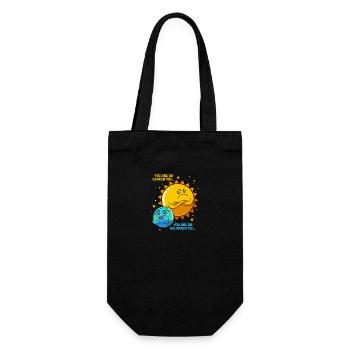 Univers du système solaire - Sac à bouteille - noir - Devant