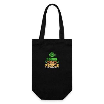 Family tree genealogy - Gift Bag for Bottles - black - Front