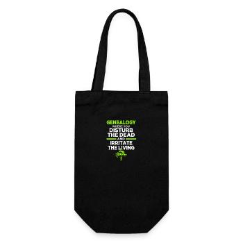 Family tree genealogy - Gift Bag for Bottles - black - Front