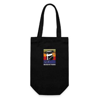Zauberer - Geschenkbeutel für Flaschen - Schwarz - Vorne