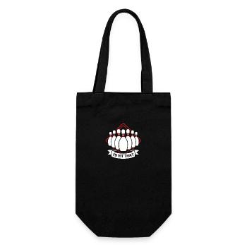 Bowling Bowler Bowling Skittles Bowling Ball - Gift Bag for Bottles - black - Front