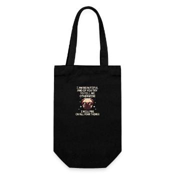 Body Positivity Feminist Feminism Feminist - Gift Bag for Bottles - black - Front